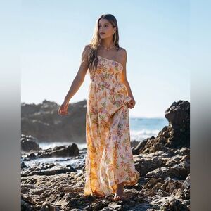 Billabong Warmer Days One Shoulder Maxi Dress